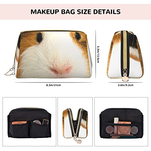 Trousse de maquillage cochon d'Inde imperméable pour éviter les fuites de flacons