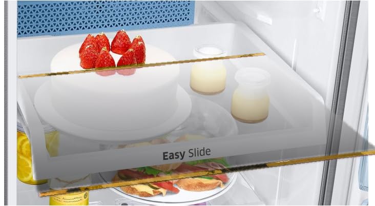 Image of Main TOUGHENED Glass 455 x 345 Shelf Compatible with SAM-SNG RT28 Double Door Fridge with Yellow Mirror Finish, Match Then Order