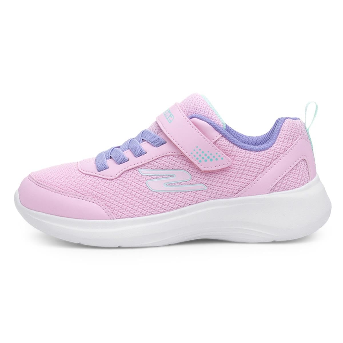 Skechers Girl's Selectors Reset Achieved Sneakers, Light Pink Mesh/Trim, 13.5 UK Child