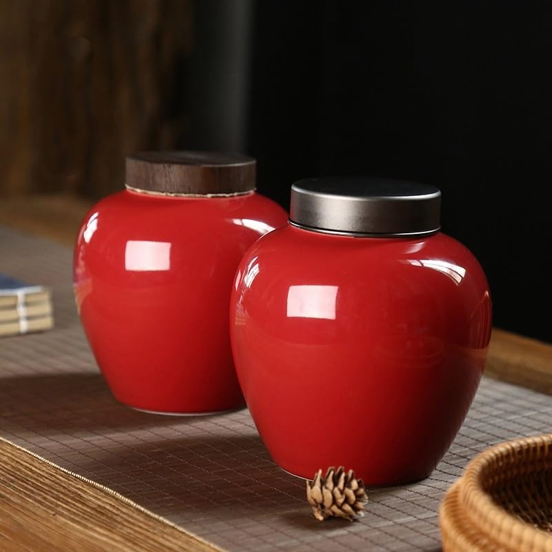 Teedose Legierung Deckel Große Keramik Teekanne Schwarz und Grün Tee Vorratsdosen Kung Fu tee set zubehör Keramik kaffee tee dose Keramik Vorratsglas