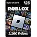 Roblox Digital Gift Code for 2,200 Robux [Redeem Worldwide - Includes Exclusive Virtual Item] [Online Game Code]