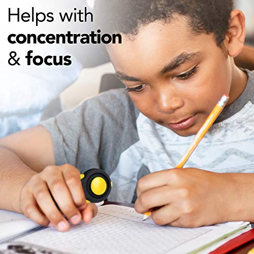 Duddy-Cam™ Original Fidget Pad 8 Fun Features, Handheld Fidget Retro Controller Game Pad, Focus Toy, Anxiety Stress Relief Sensory For Children, Adults, Add, Adhd & Skin Picker (Yellow) #TOP4