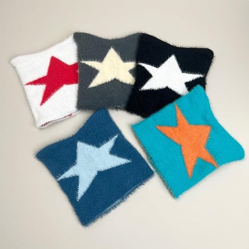 Cute Beanies for Women Fluffy Fuzzy Hats Kawaii Cat Ear Hat Winter Warm Knitted Hat Y2k Grunge Accessories (One Size,Brown) — view 5