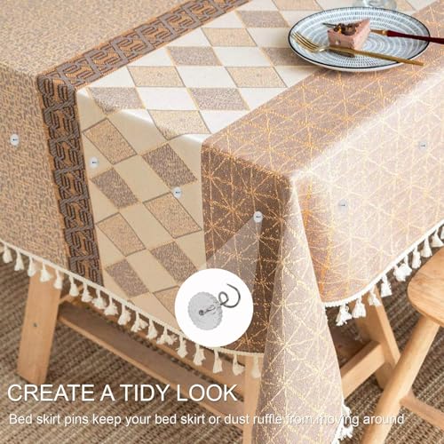 upholstery tacks amp bed skirt pins with twist design - no-slip fabric holders for furniture upholstery sofa covers headliners amp bedding accessories