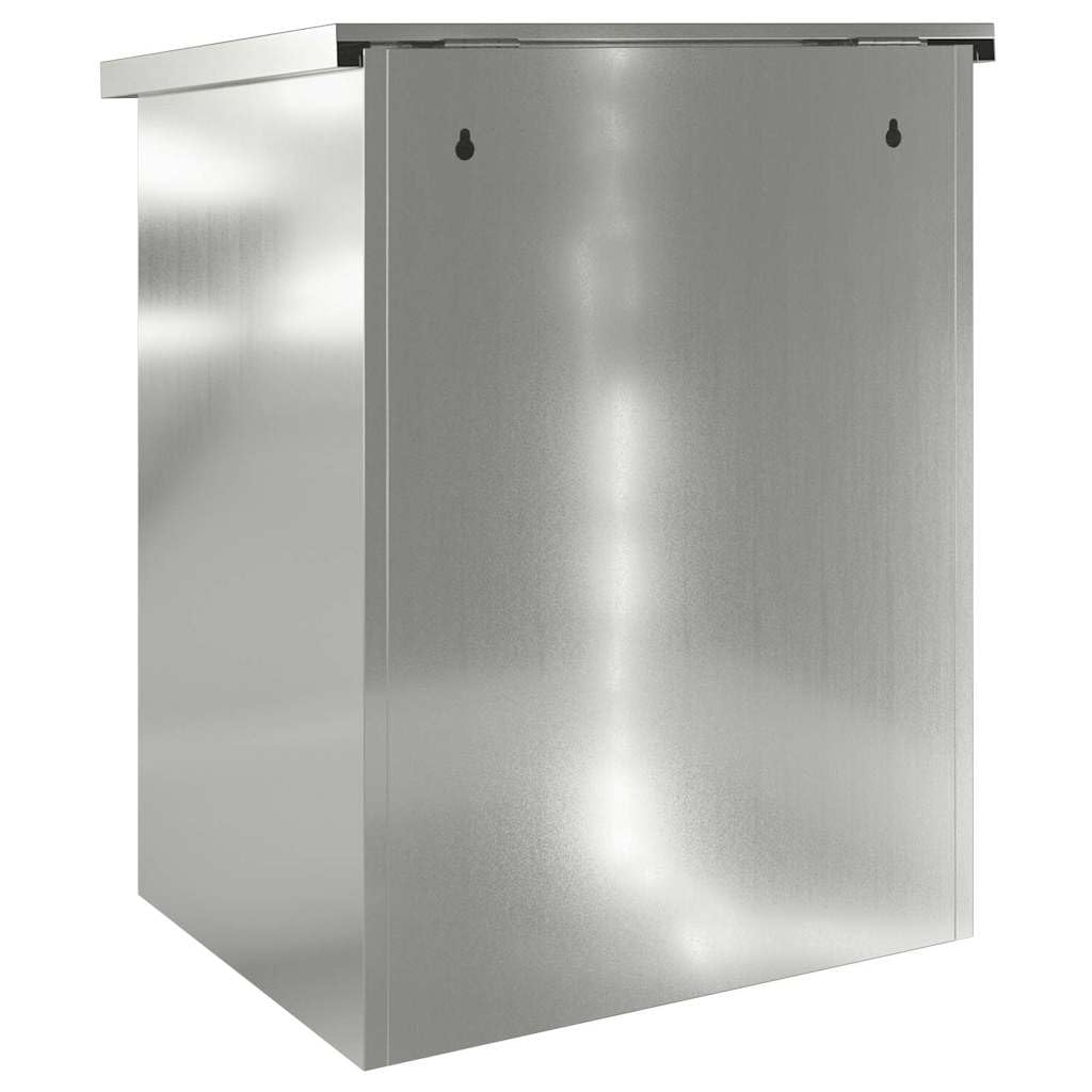 vidaXL Caja de Entrega de Paquetes Negro 44 x 35 x 59 cm, Buzón de Jardín y Terraza, Diseño Moderno, Materiales Resistente, Solución para Paquetes Seguros