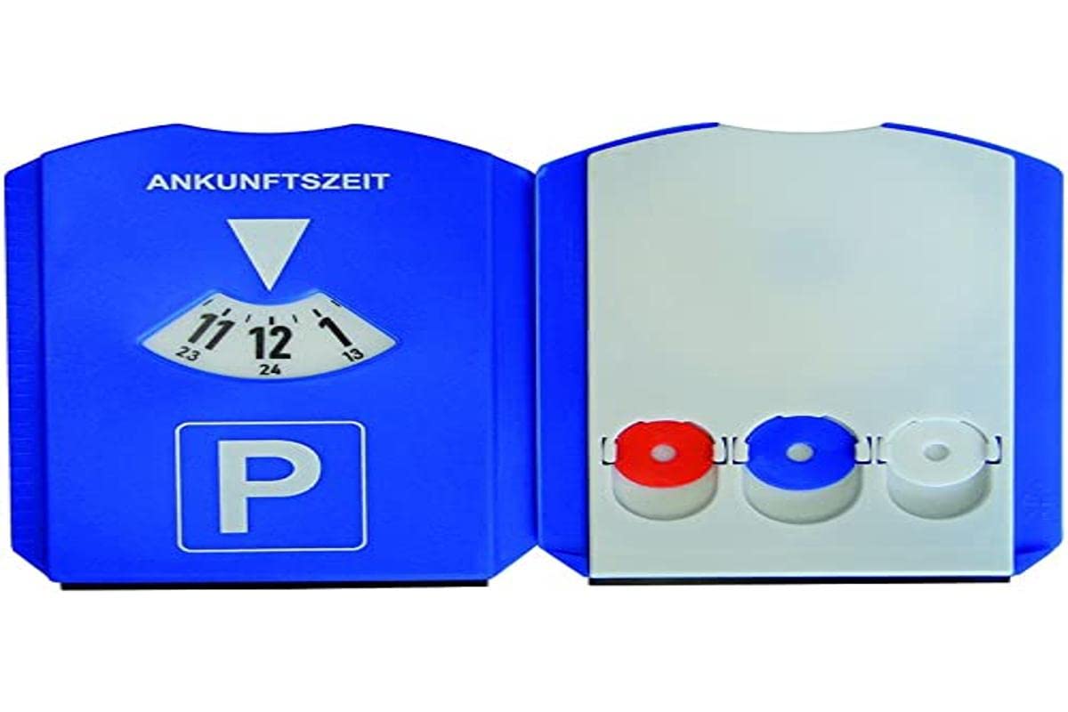 Disque de Stationnement Multifonction UniTEC en Plastique Bleu