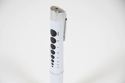 Miniatura 6 de Primacare DL-9325 - Lámpara de diagnóstico LED con indicador de pupila impreso, luz médica reutilizable y ligera para enfermera, estudiantes