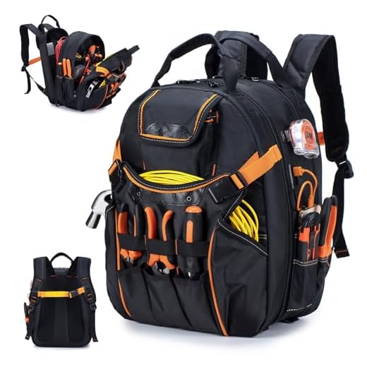 BAGZY Heavy Duty Tool Backpack
