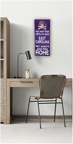 Miniatura 2 de KH Sports Fan East Carolina Pirates - Letrero con texto en inglés "No Matter Donde", talla única, color del equipo