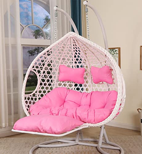 Hängekorb Rattanstuhl Hängesessel Schaukel Outdoor Hausgarten Schaukelstuhl Indoor Schlafzimmer Fauler Stuhl Balkon Hängematte Wiege – Bild 8