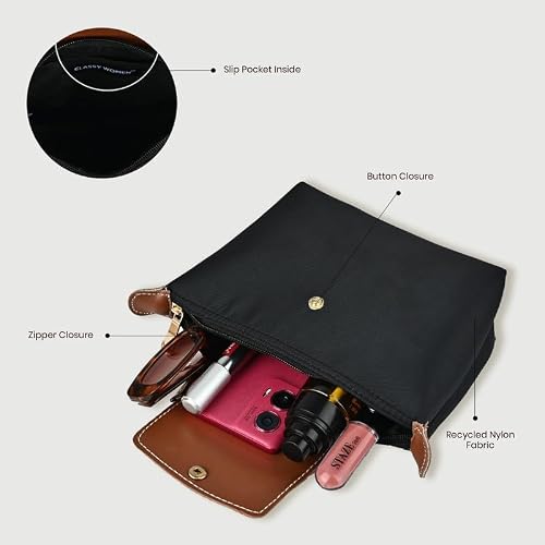 Generic leather sling bag – image 4