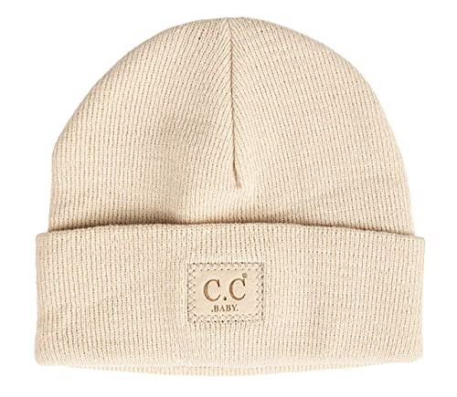 Image of Funky Junque Adorable Newborn Baby Smiley Face Beanie - Soft Knit Winter Hat with Premium Suede Patch