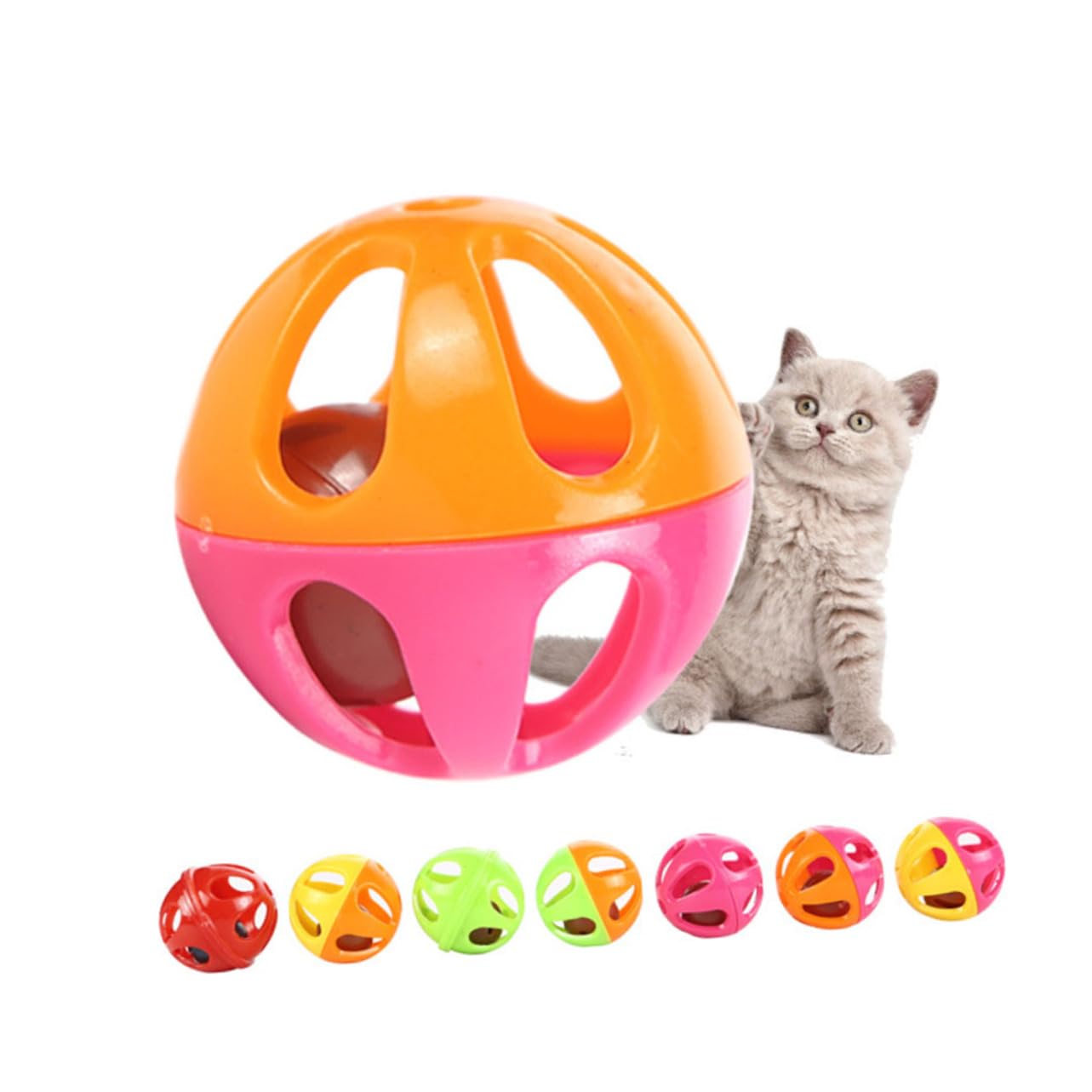 VANZACK Lot De 3 Clochettes pour Chat 2 Tons Robustes Et Sûres pour Éviter Les Griffures 50 Pièces X 3