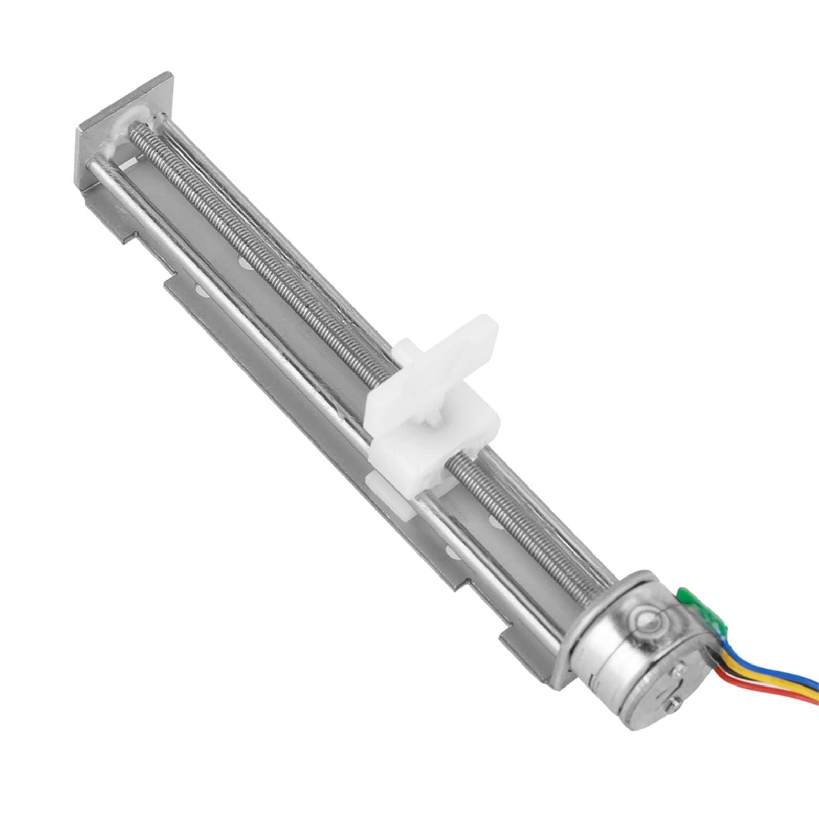 Moteur Pas à Pas DC 12V avec Pilote de Moteur Pas à Pas, Curseur de Vis de Moteur Pas à Pas Linéaire Vis Linéaire 80mm Curseur D'écrou Mini Rail de Guidage de Glissière Fil de