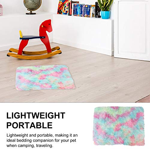 ULTECHNOVO Cama de Animais de Pelúcia Almofada Dupla Camada Quente Tapete Ultra Macio Do Gato Do Cão