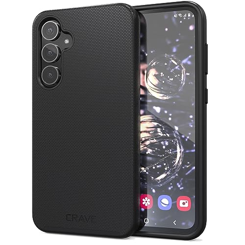 Image of Crave for Samsung Galaxy S23 FE Case, Shockproof Protection Dual Layer Case for Samsung Galaxy S23 FE (6.4 inch) - Black