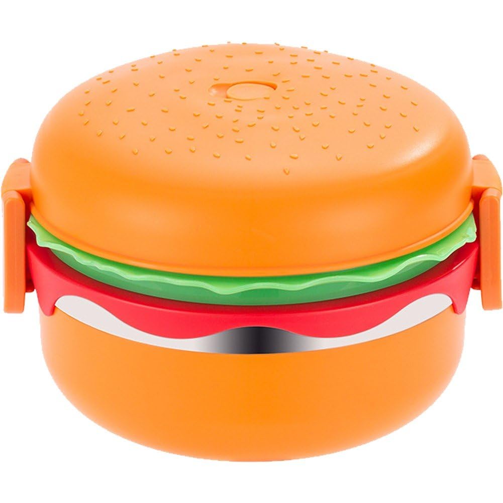 Diner ハンバーガー ボックスとステッカー付き お弁当 | サンドイッチ