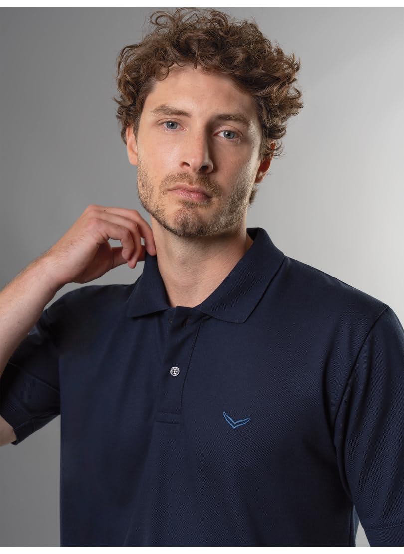Poloshirt TRIGEMA Poloshirt DELUXE Piqué (1-tlg) – Bild 3