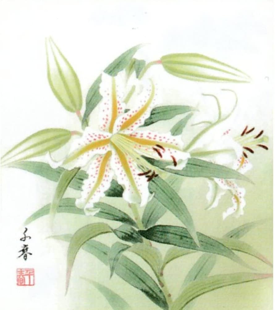 l*a様 しろ先生 版画作品 「ハナカンムリ」 匈歌ハトリ先生☆新作☆描き下ろしオリジナル 複製原画【空の鏡】 額