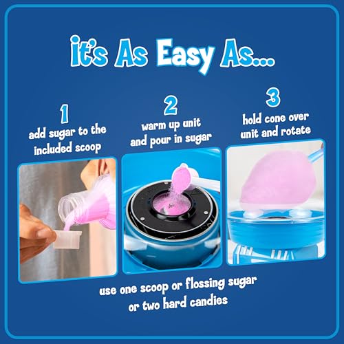 Kool-Aid Cotton Candy Machine for Kids - Fun Family Treat Maker - Image 5