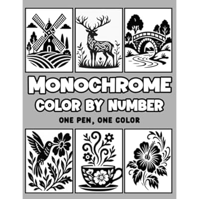 Monochrome Color by Number