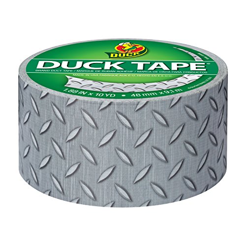Image of Duck 283981 Printed Duct Tape, 1.88 Inches x 10 Yards, Diamond Plate