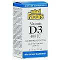 Natural Factors Vitamin D3 400iu for Kids Liquid, 0.5 Fluid Ounce