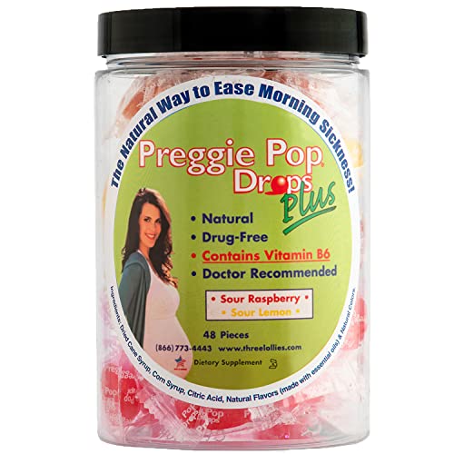 Preggie Pop Drops Plus Fortified with Vitamin B6 Morning Sickness