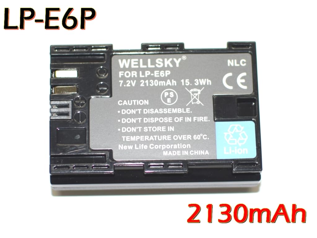 Amazon | WELLSKY LP-E6P LP-E6NH LP-E6N LP-E6 [ 2個セット