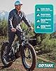 Gotrax R8 Electric Bike 26"*4 Fat Tire Bike, 850W Peak Motor Mountain Ebike, Up to 65 Miles 20 Mph, Speed Sensor, Removable Battery, 7-Speed and Shock Absorber, Electric Commuter Bike for Adults #5