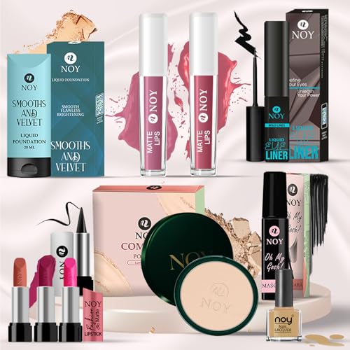 Noy Makeup Kit For Teenagers Girls Ultimate Chic Essentials Set A Carefully Curated Assortment of Beauty Products for Crafting Effortlessly Polished and Elegant Looks #11K181