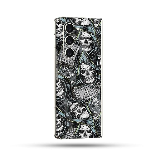 Image of MightySkins Skin Compatible with Samsung Galaxy Z Fold 5 Full Wrap - Puppy Fall | Protective, Durable, and Unique Vinyl Decal wrap Cover | Easy to Apply, Remove, and Change Styles | Made in The USA