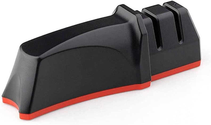 Kitchen Knife Sharpener Professional 2 Stages, Kitchen Knife Sharpener Manual Sharpening, Knife Sharpener for Kitchen Knives