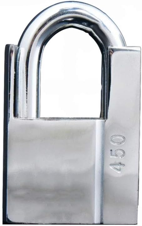 WXYZ Keyed Padlocks Solid Alloy Steel Key Padlock, Waterproof, Rust-Proof and Anti-Theft Security Lock, Width 40mm50mm60mm, 3 Keys (Size : 40x60mm)