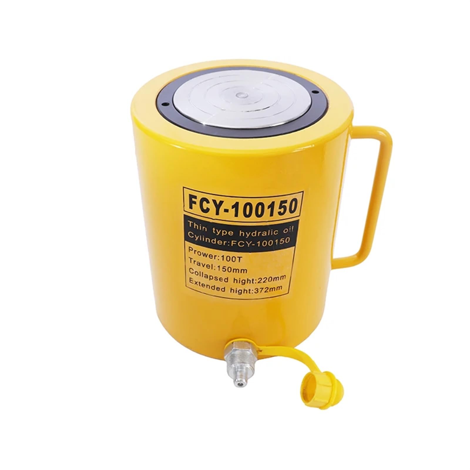 CXFCIHFT Long Hydraulic Cylinder FCY-100150 Hydraulic Jack, Stroke 150mm, Output 100 Tons