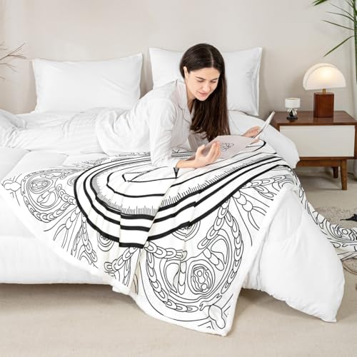 Image of Feelyou Nautical Fleece Throw Blanket Vintage Compass Sherpa Blanket Ocean Adventure Plush Blanket Sea Fuzzy Blanket Throw 40 inchx50 inch