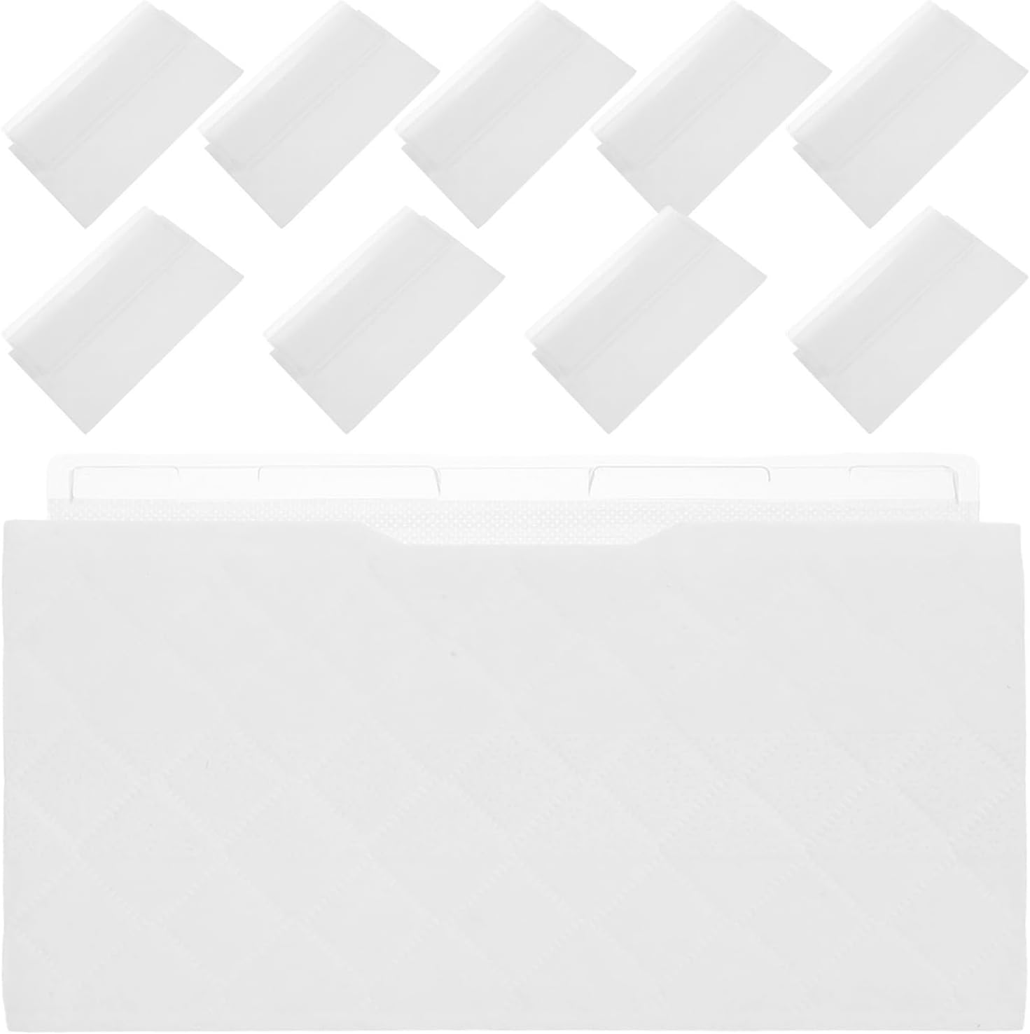 10pcs Replacement Mop Pads for Steam Mop Washable Non-Woven Fabric Surface Protection Easy Replacement for Wiping Floors and Cleaning Tasks