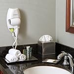 Conair 134RC 1600 Watt Wall Mount Hair Dryer, 2 Heat/ Speed settings Blow Dryer, Removable Air Filter
