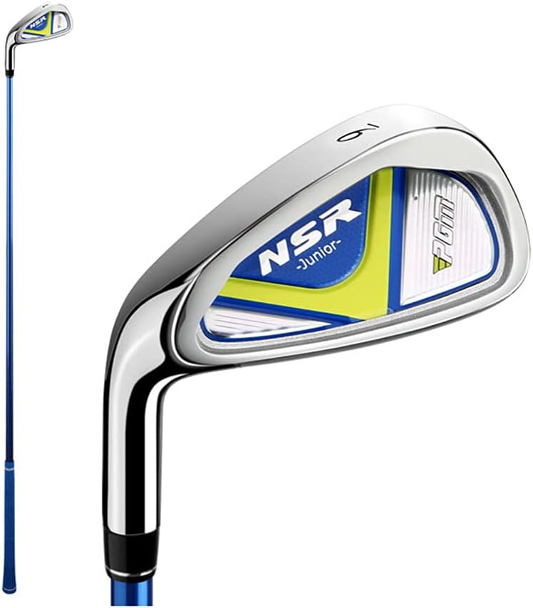 少年ゴルフアイアン7＃9＃少年左利き用グラファイトチョコレート3～12少年の取とます (青い,7-（3-5歳）)