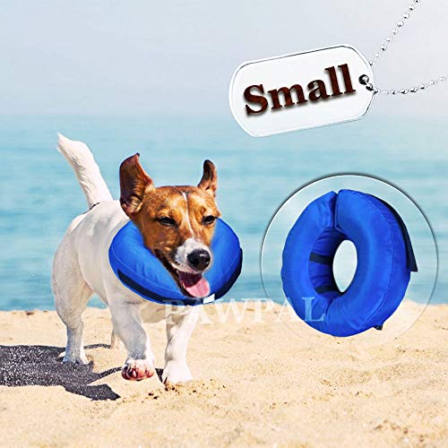 Recovery Waterproof Collar Pillow for Dogs and Cats Comfy Cone Soft Inflatable Donut