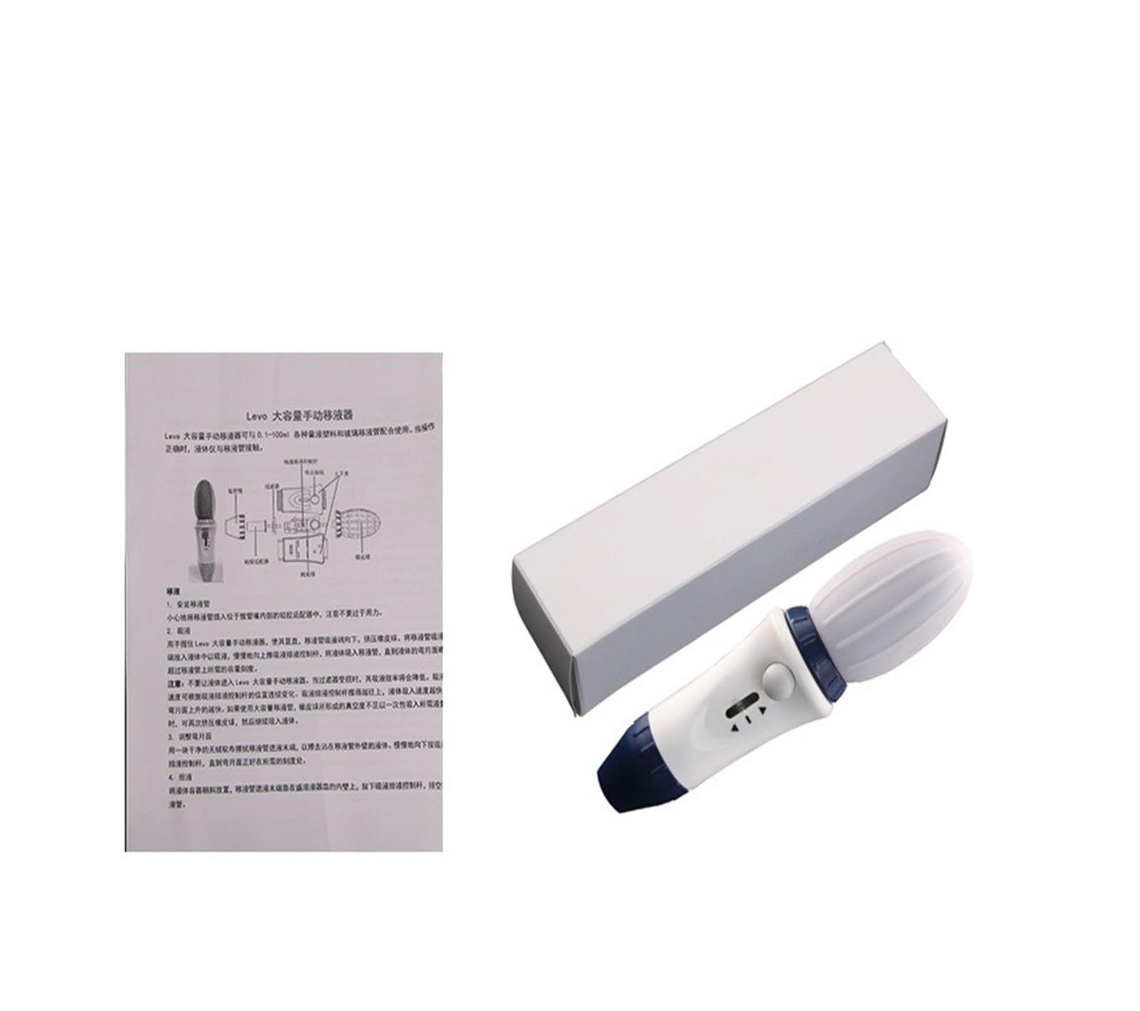 pipeta de Laboratorio, Pipeta de Laboratorio con Bomba Manual Gran Volumen 0,1 a 100 ml for pipetas serológicas. Equipo