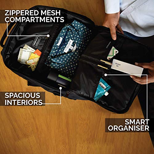 Image of Nasher Miles Marathoner 3 Way Navy Blue Laptop Backpack /Messenger /Shoulder Bag