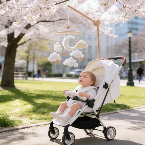 Mobile pour lit de bébé esthétique, le cadeau de naissance idéal