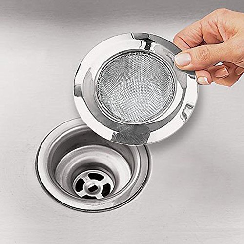 Colador de fregadero de acero inoxidable 4.5 pulgadas (Pack 2) miniatura 3