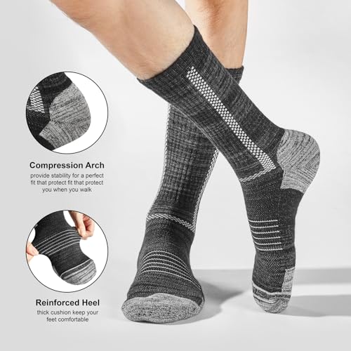 Sports Socks for Running - Performance Cushioned, Breathable Tube Socks for Men and Women3
