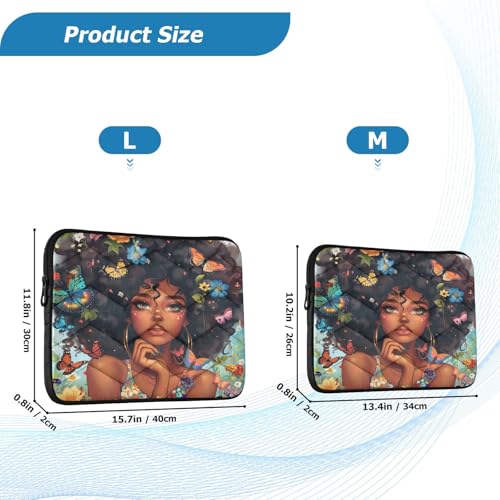 Funda para portátil ALAZA de 13-14 pulgadas con diseño mariposas miniatura 3