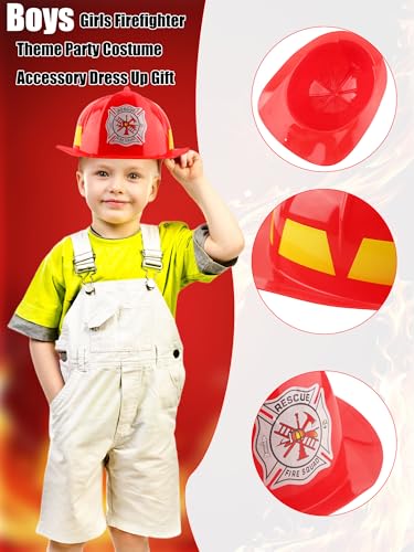 Disfraz de bombero infantil de 12 piezas miniatura 3