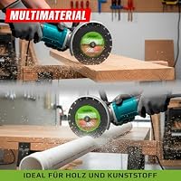 Trennscheibe Holz 230 mm - Multi Hartmetall Trennscheibe für Winkelschleifer - Holztrennscheibe für Holz (mit Nägeln), Kunststoff, Plastik GRAFF Termit – Ansicht 4