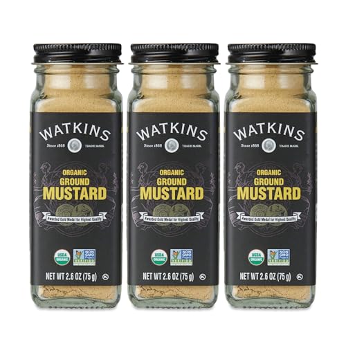 Image of Watkins Organic Ground Mustard, 2.6 Ounce, 3 Count