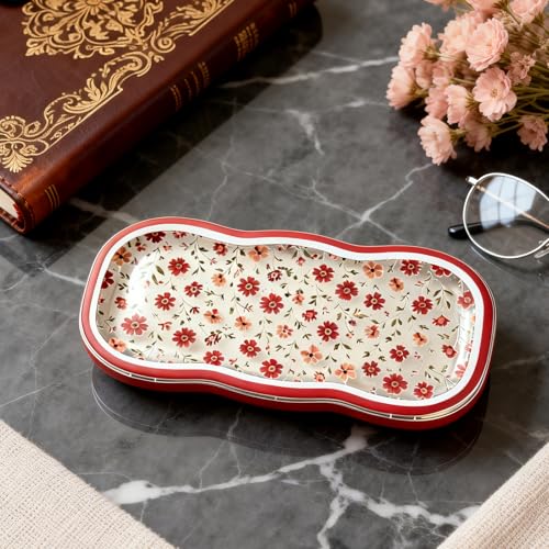 Image of Glasses Case Hard Shell, Clear Eyeglass Case, Cute Holder for Sunglasses and Reading Glasses